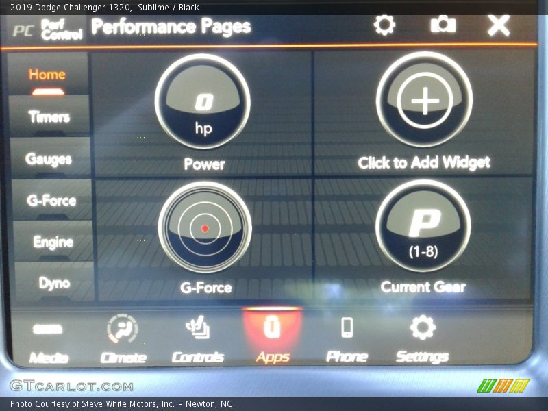 Sublime / Black 2019 Dodge Challenger 1320