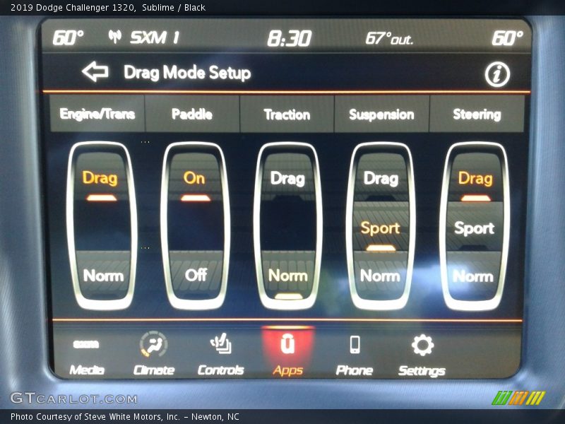 Sublime / Black 2019 Dodge Challenger 1320