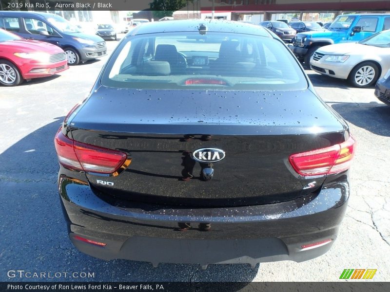 Aurora Black / Black 2019 Kia Rio S