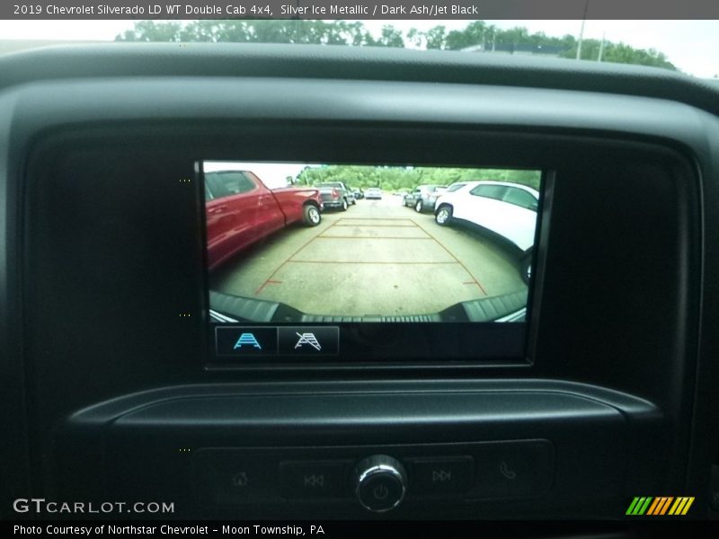 Silver Ice Metallic / Dark Ash/Jet Black 2019 Chevrolet Silverado LD WT Double Cab 4x4