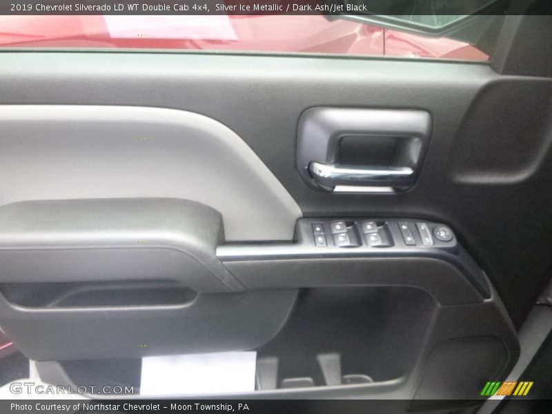 Silver Ice Metallic / Dark Ash/Jet Black 2019 Chevrolet Silverado LD WT Double Cab 4x4