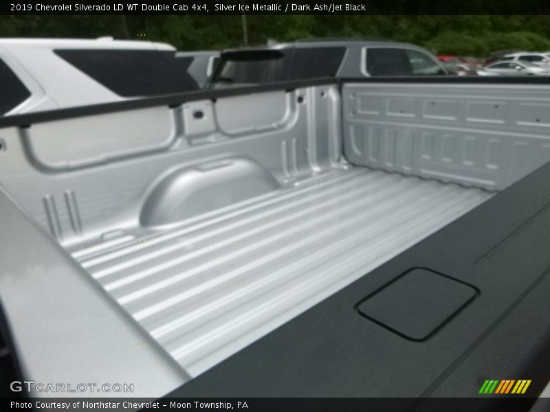 Silver Ice Metallic / Dark Ash/Jet Black 2019 Chevrolet Silverado LD WT Double Cab 4x4