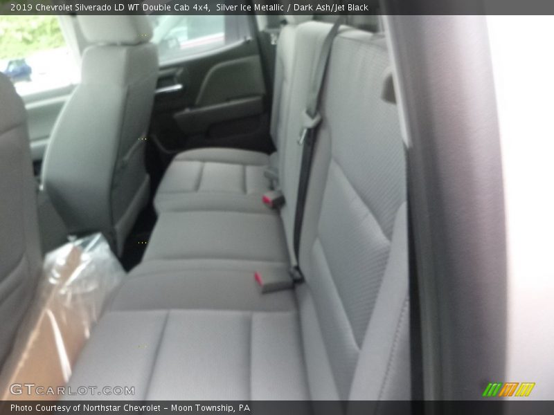 Silver Ice Metallic / Dark Ash/Jet Black 2019 Chevrolet Silverado LD WT Double Cab 4x4