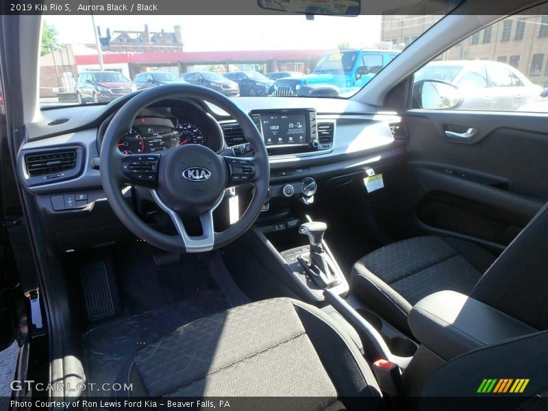 Aurora Black / Black 2019 Kia Rio S