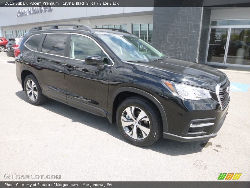 Crystal Black Silica / Slate Black 2019 Subaru Ascent Premium