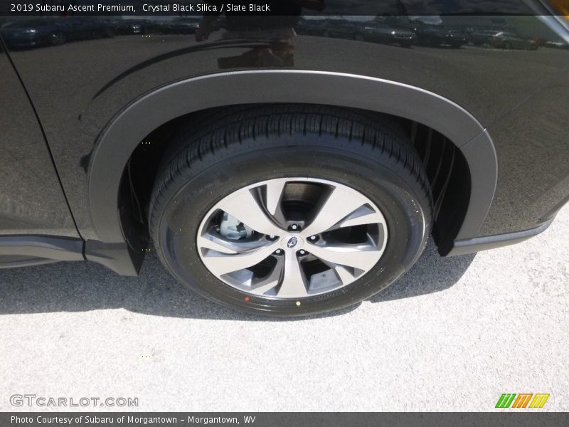 Crystal Black Silica / Slate Black 2019 Subaru Ascent Premium