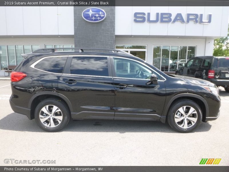 Crystal Black Silica / Slate Black 2019 Subaru Ascent Premium