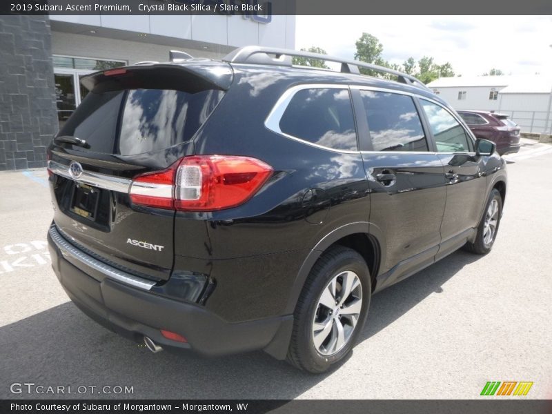 Crystal Black Silica / Slate Black 2019 Subaru Ascent Premium