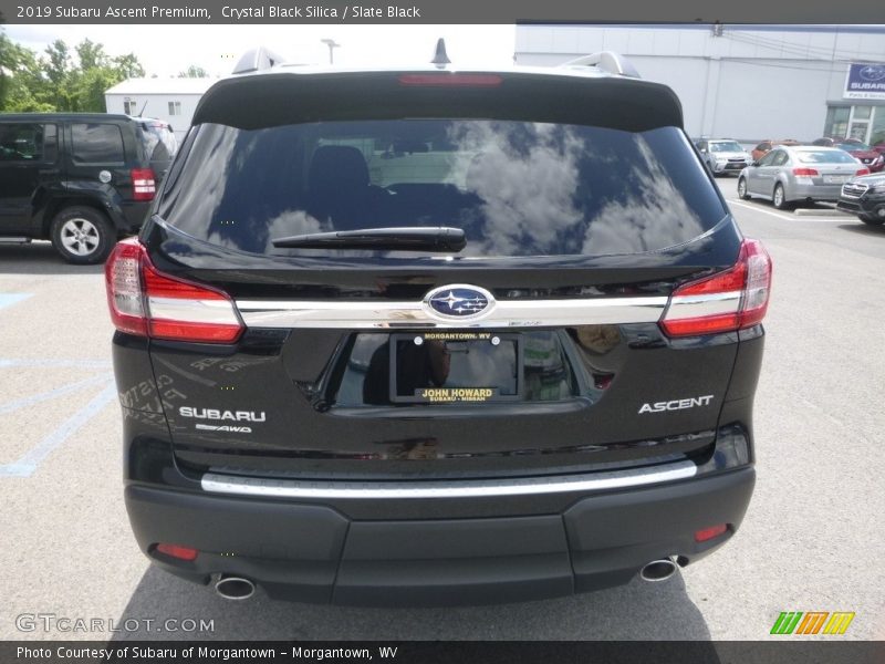 Crystal Black Silica / Slate Black 2019 Subaru Ascent Premium