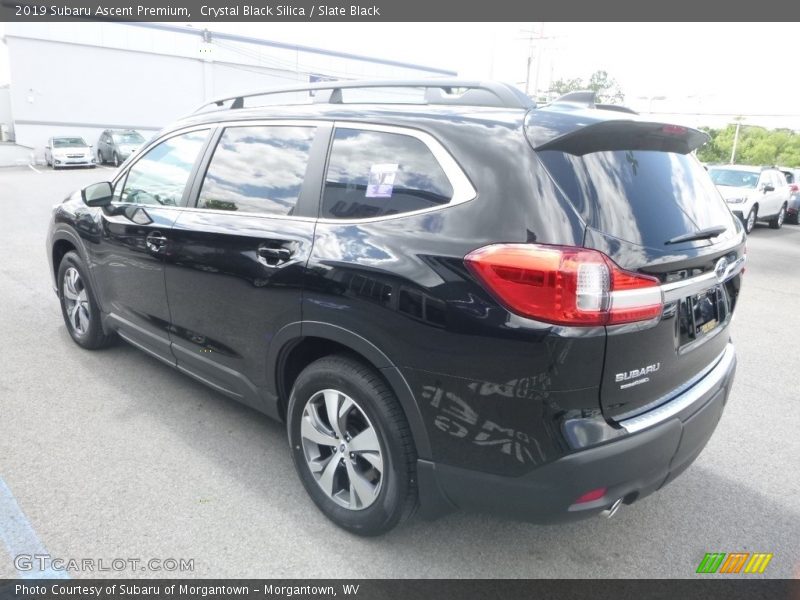 Crystal Black Silica / Slate Black 2019 Subaru Ascent Premium