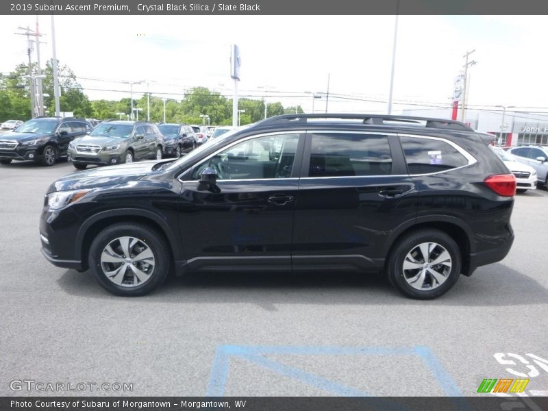 Crystal Black Silica / Slate Black 2019 Subaru Ascent Premium