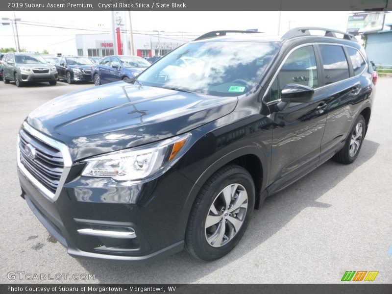 Crystal Black Silica / Slate Black 2019 Subaru Ascent Premium