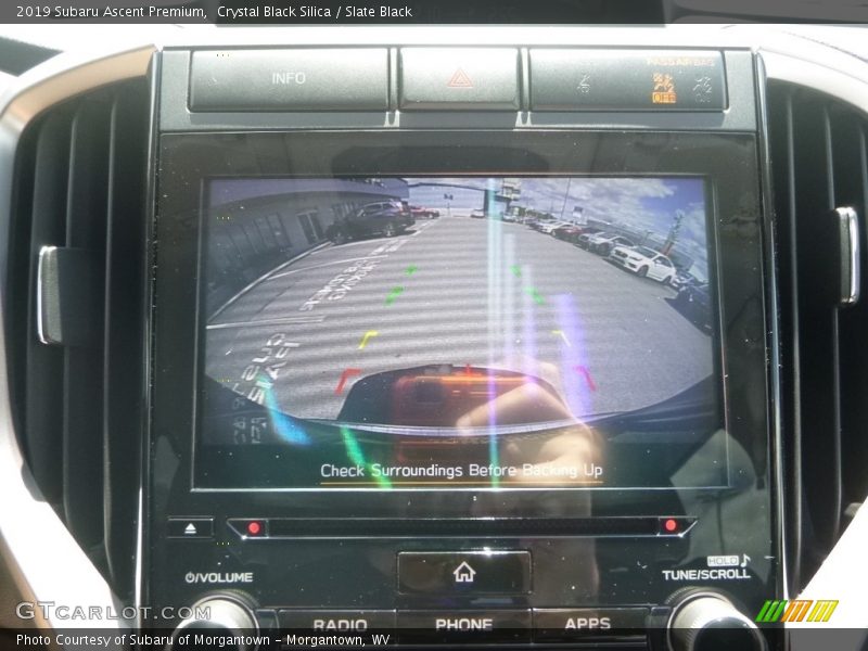 Crystal Black Silica / Slate Black 2019 Subaru Ascent Premium