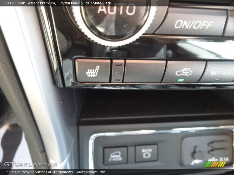 Crystal Black Silica / Slate Black 2019 Subaru Ascent Premium