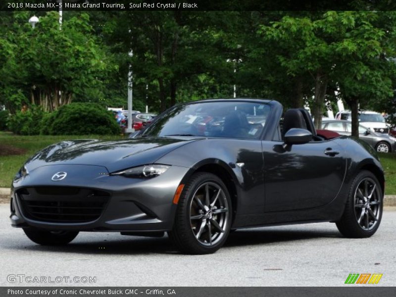 Soul Red Crystal / Black 2018 Mazda MX-5 Miata Grand Touring