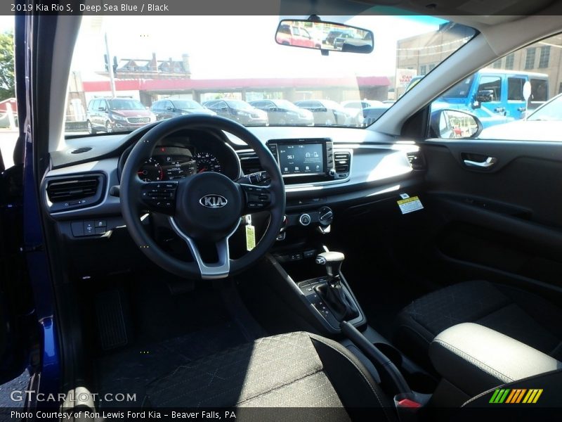 Deep Sea Blue / Black 2019 Kia Rio S