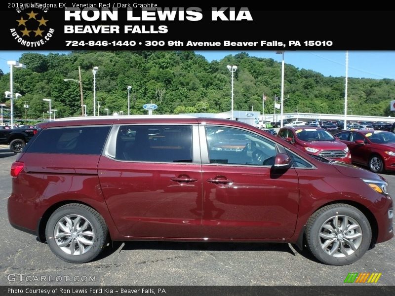 Venetian Red / Dark Graphite 2019 Kia Sedona EX