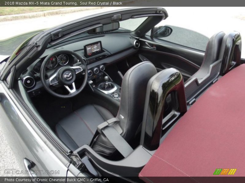 Soul Red Crystal / Black 2018 Mazda MX-5 Miata Grand Touring