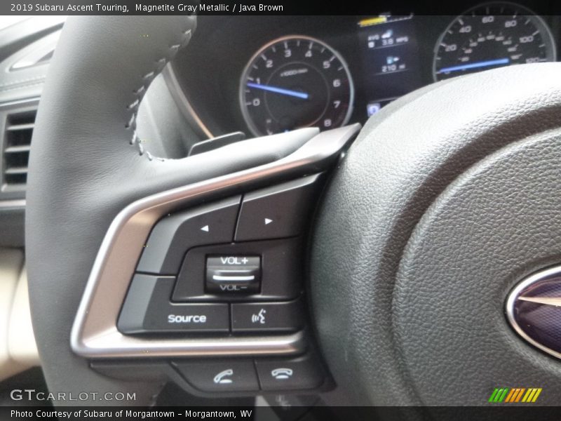 Magnetite Gray Metallic / Java Brown 2019 Subaru Ascent Touring