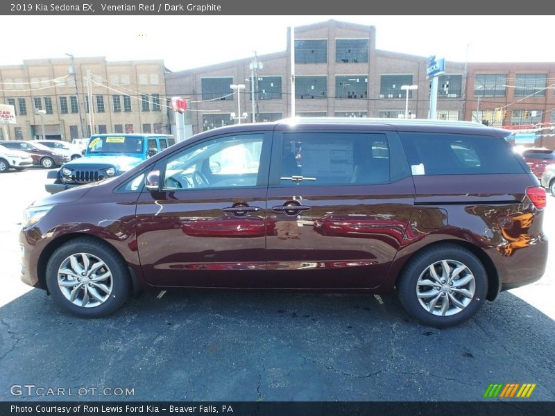 Venetian Red / Dark Graphite 2019 Kia Sedona EX