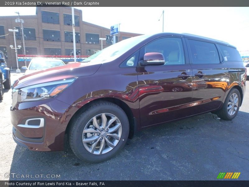 Venetian Red / Dark Graphite 2019 Kia Sedona EX