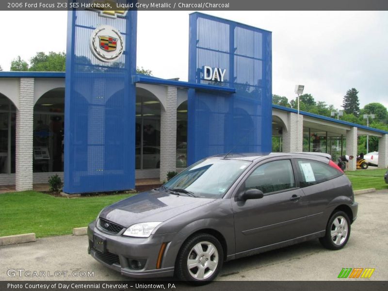 Liquid Grey Metallic / Charcoal/Charcoal 2006 Ford Focus ZX3 SES Hatchback