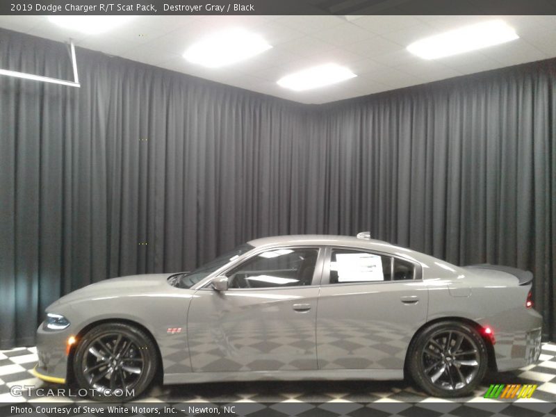 Destroyer Gray / Black 2019 Dodge Charger R/T Scat Pack