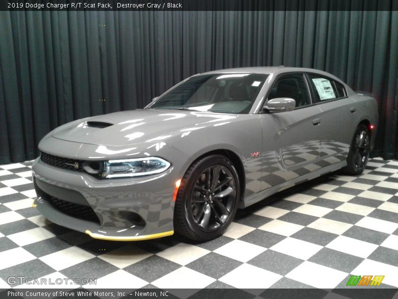 Destroyer Gray / Black 2019 Dodge Charger R/T Scat Pack