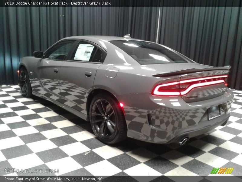 Destroyer Gray / Black 2019 Dodge Charger R/T Scat Pack