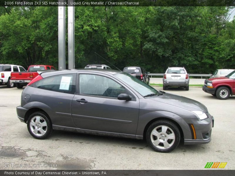Liquid Grey Metallic / Charcoal/Charcoal 2006 Ford Focus ZX3 SES Hatchback