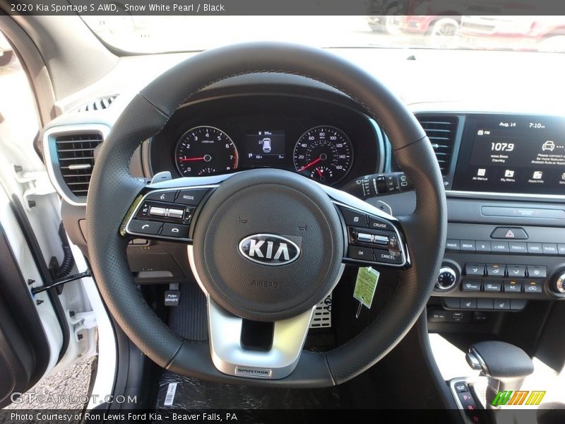 Snow White Pearl / Black 2020 Kia Sportage S AWD