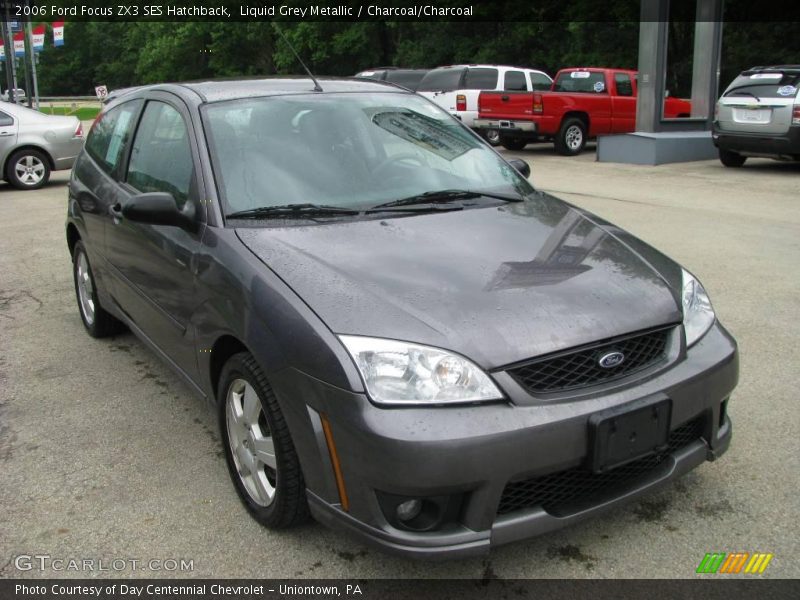 Liquid Grey Metallic / Charcoal/Charcoal 2006 Ford Focus ZX3 SES Hatchback