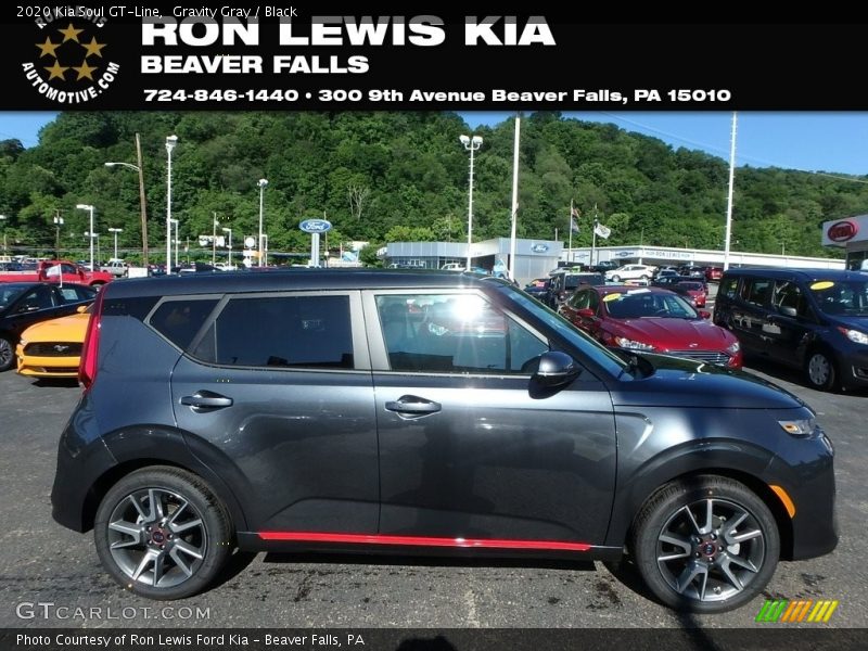 Gravity Gray / Black 2020 Kia Soul GT-Line