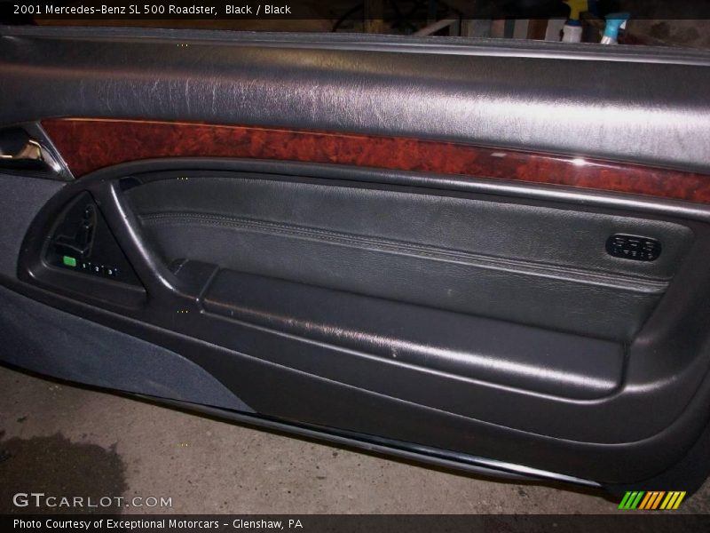 Black / Black 2001 Mercedes-Benz SL 500 Roadster