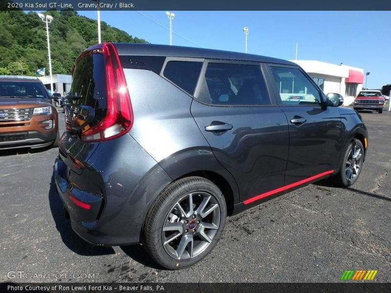 Gravity Gray / Black 2020 Kia Soul GT-Line