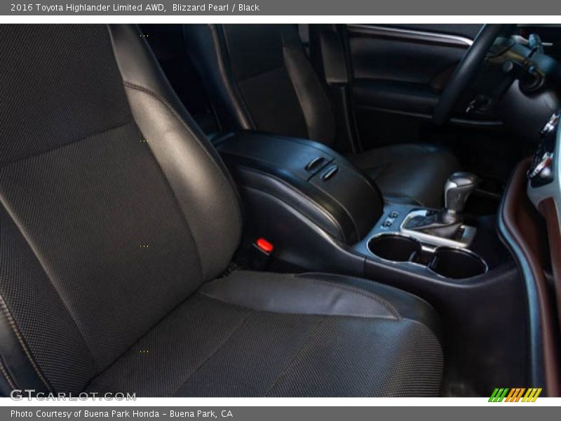 Blizzard Pearl / Black 2016 Toyota Highlander Limited AWD