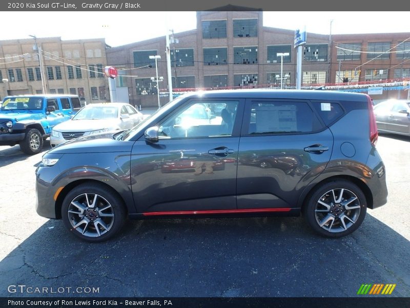 Gravity Gray / Black 2020 Kia Soul GT-Line