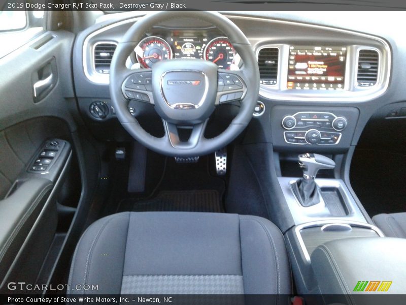 Destroyer Gray / Black 2019 Dodge Charger R/T Scat Pack