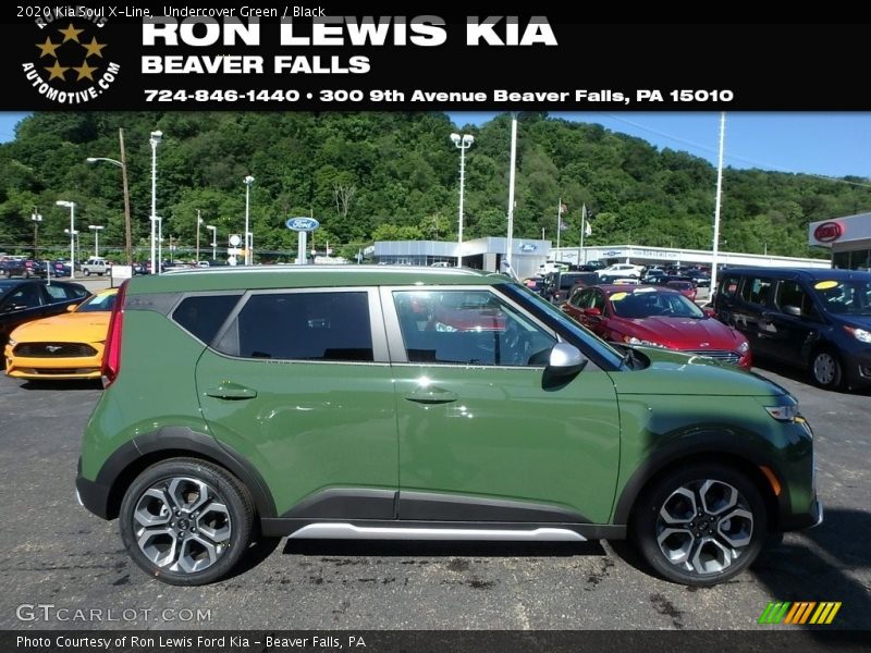 Undercover Green / Black 2020 Kia Soul X-Line