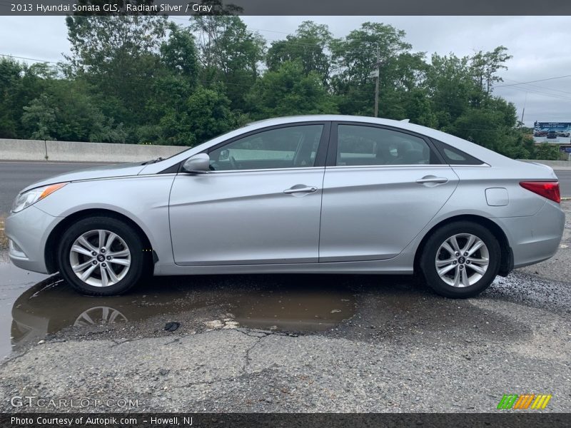 Radiant Silver / Gray 2013 Hyundai Sonata GLS