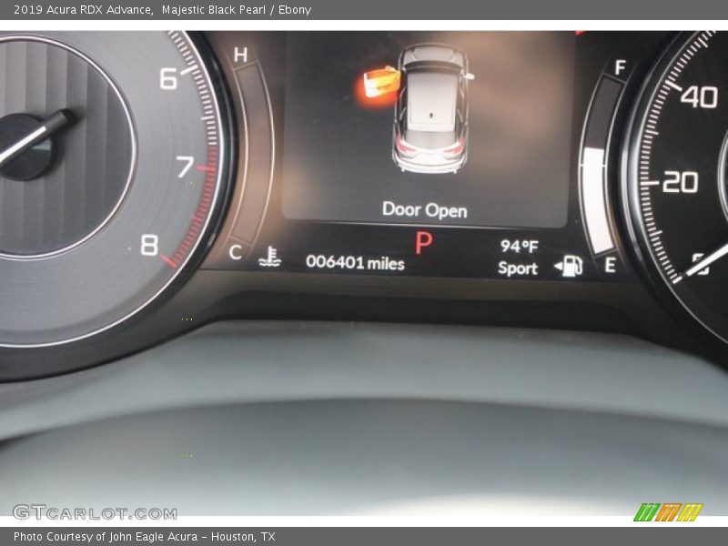 Majestic Black Pearl / Ebony 2019 Acura RDX Advance