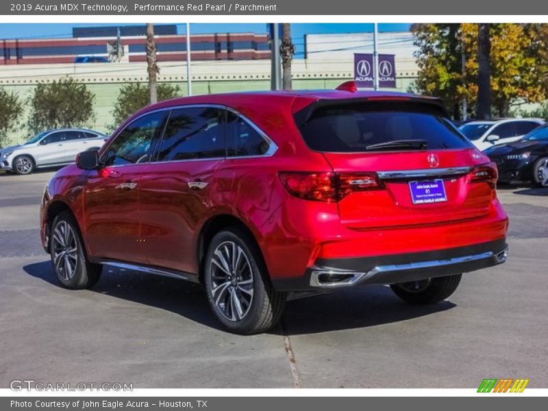 Performance Red Pearl / Parchment 2019 Acura MDX Technology