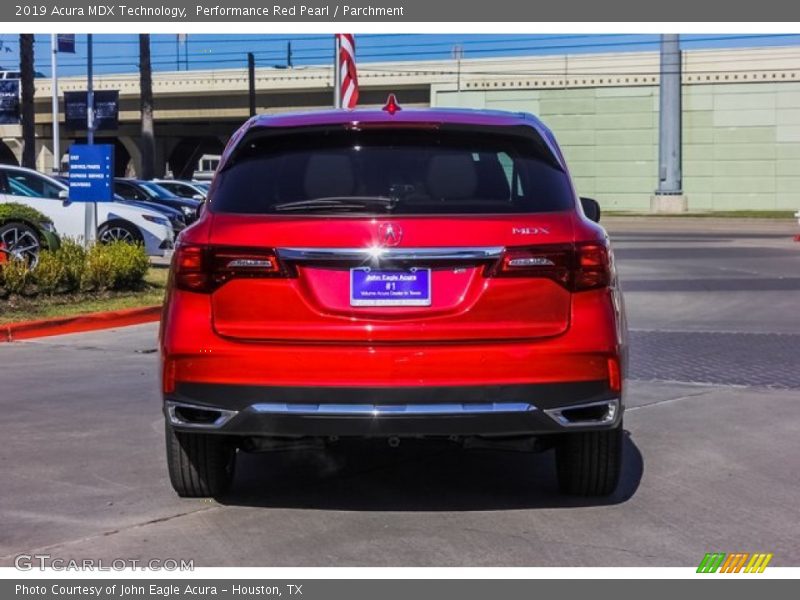 Performance Red Pearl / Parchment 2019 Acura MDX Technology