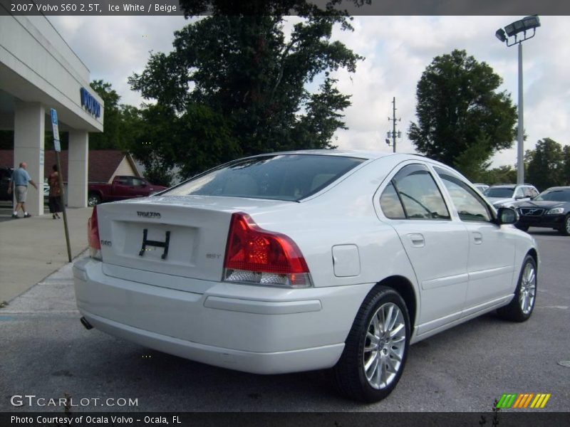 Ice White / Beige 2007 Volvo S60 2.5T
