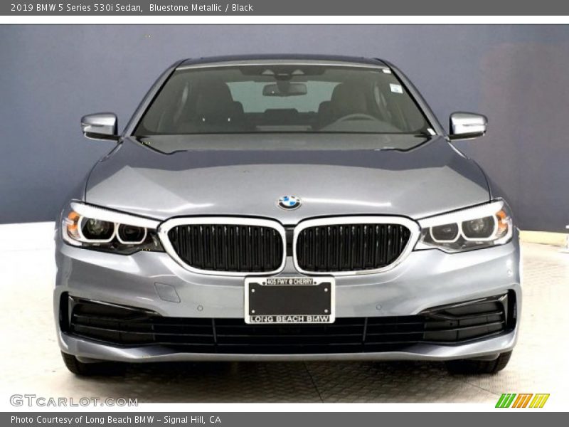 Bluestone Metallic / Black 2019 BMW 5 Series 530i Sedan