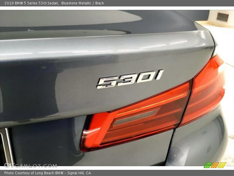 Bluestone Metallic / Black 2019 BMW 5 Series 530i Sedan