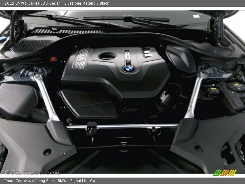 Bluestone Metallic / Black 2019 BMW 5 Series 530i Sedan