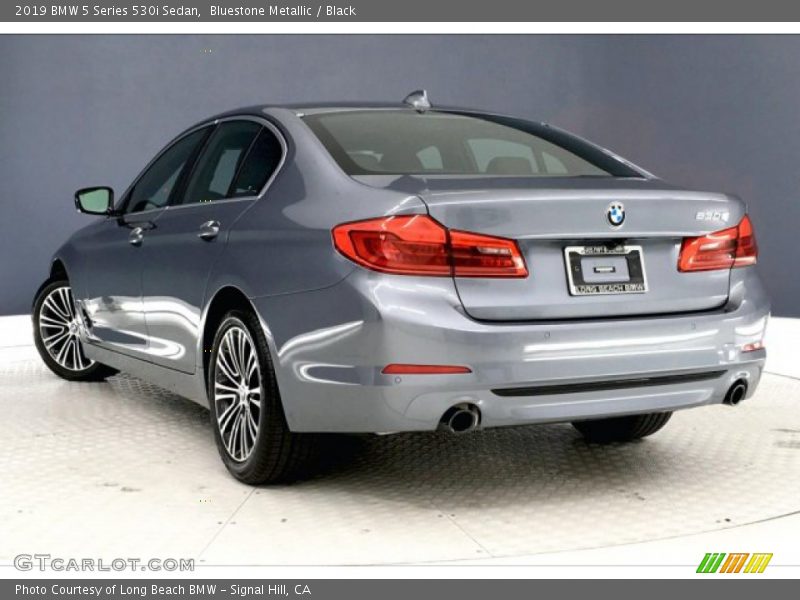 Bluestone Metallic / Black 2019 BMW 5 Series 530i Sedan