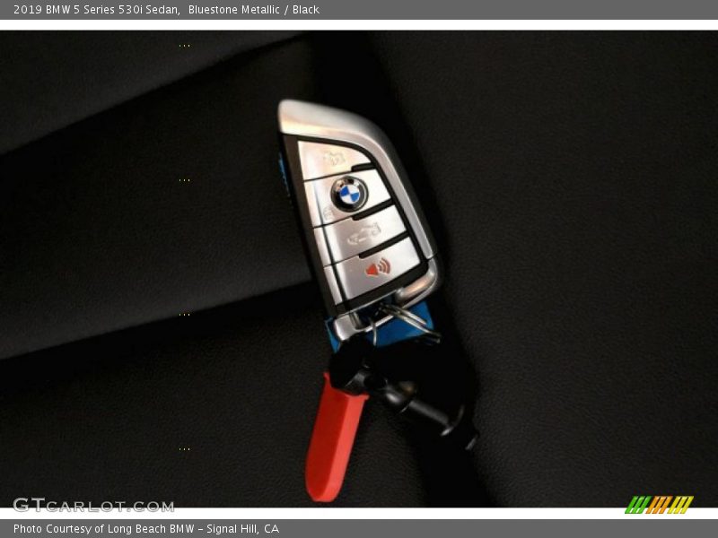 Bluestone Metallic / Black 2019 BMW 5 Series 530i Sedan
