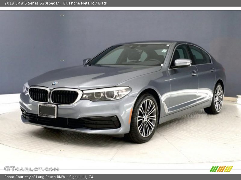 Bluestone Metallic / Black 2019 BMW 5 Series 530i Sedan